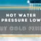 hot water pressure low but cold fine